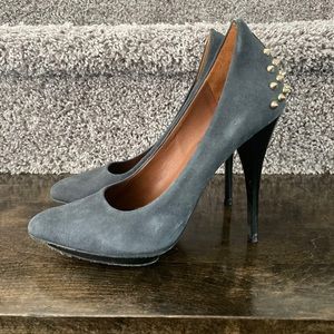 Alexander McQueen heels in suede